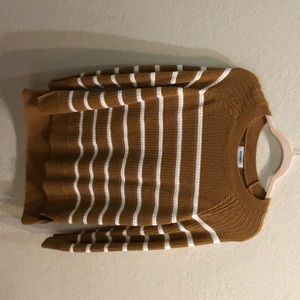 Gold striped sweater